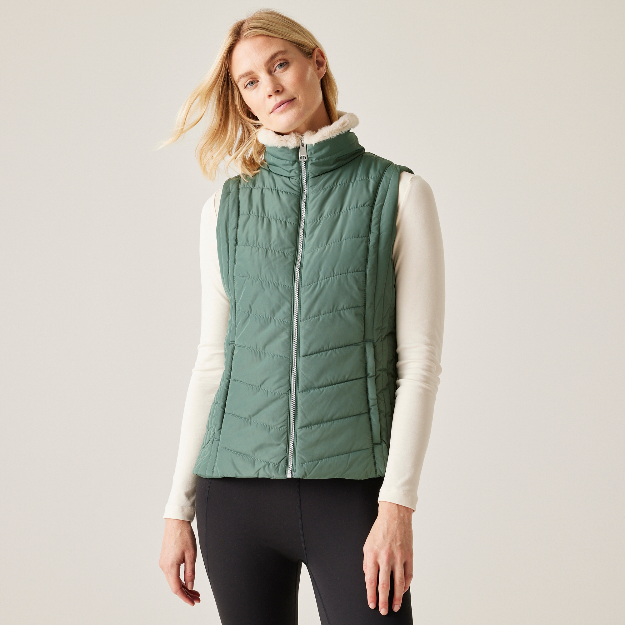 Regatta Damska kamizelka Wildrose Ciemnozielony