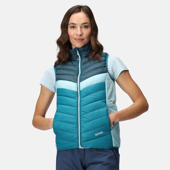 Harrock II Baffle-Weste für Damen Blau