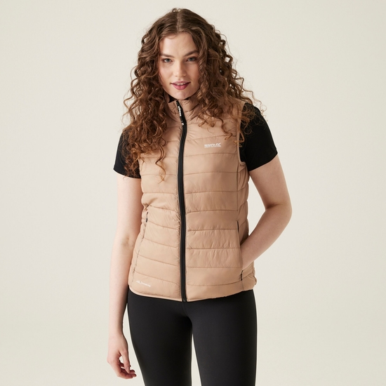 Marizion Femme Gilet baffled Beige