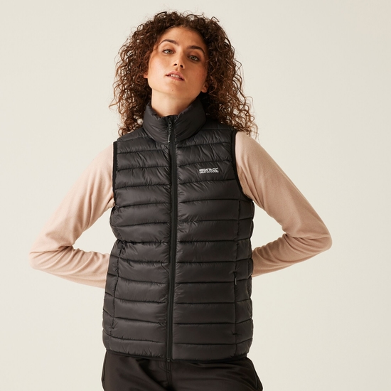 Marizion Femme Gilet baffled Noir