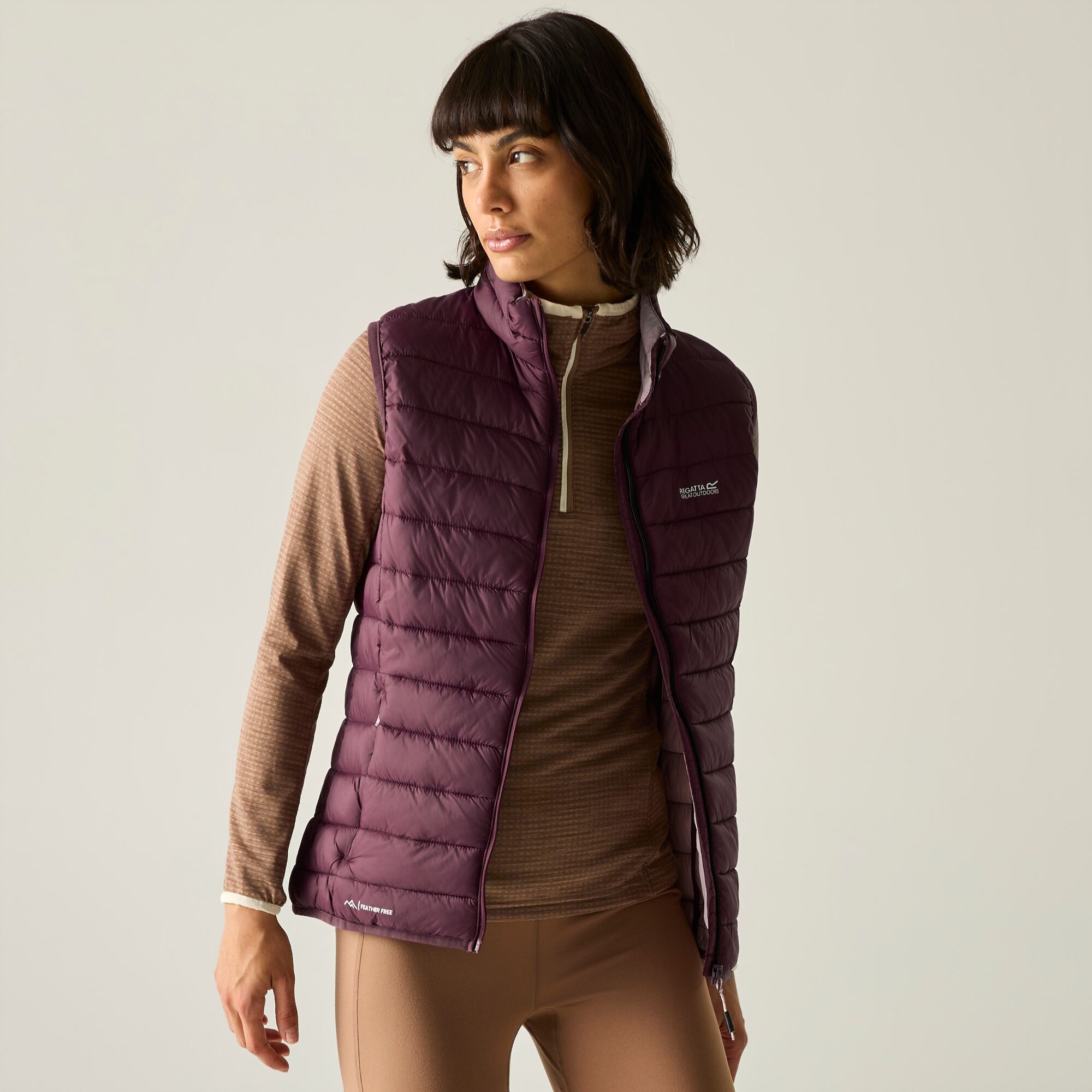 Regatta Women's Marizion Quilted Gilet - Purple Size 14