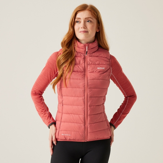 Marizion Femme Gilet baffled Rouge
