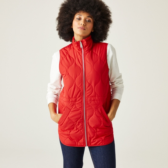 Women's Courcelle Bodywarmer High Risk Red
