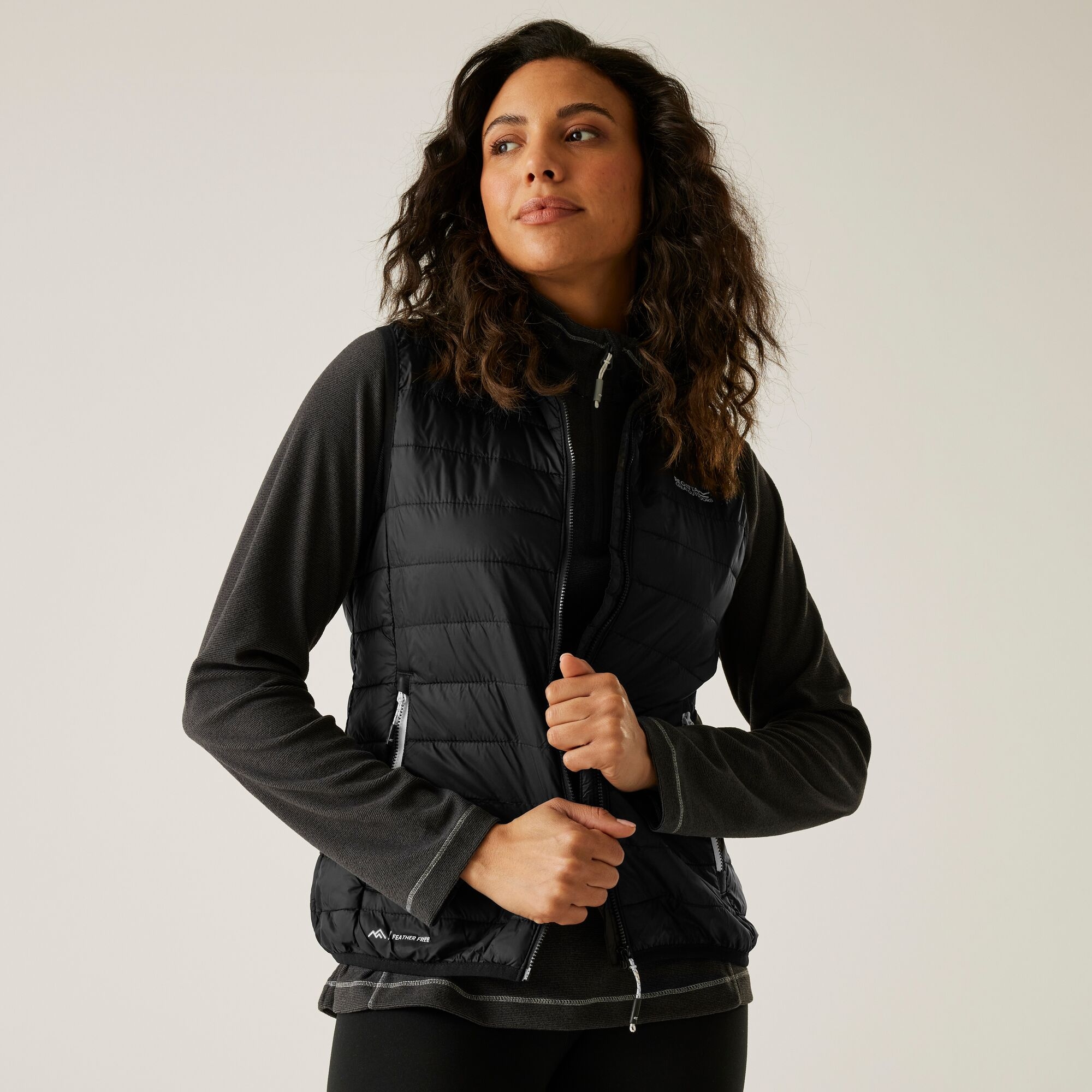 Regatta Kamizelka damska pikowana Hillpack II Czarny