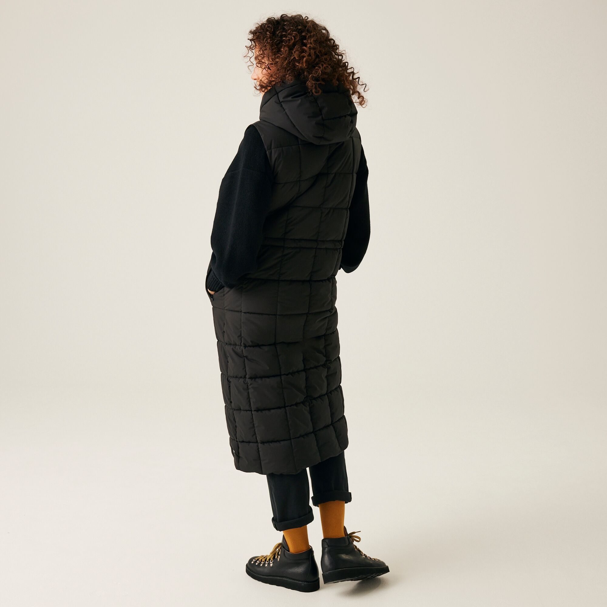 Regatta Damska kamizelka Leandra Longline Czarny