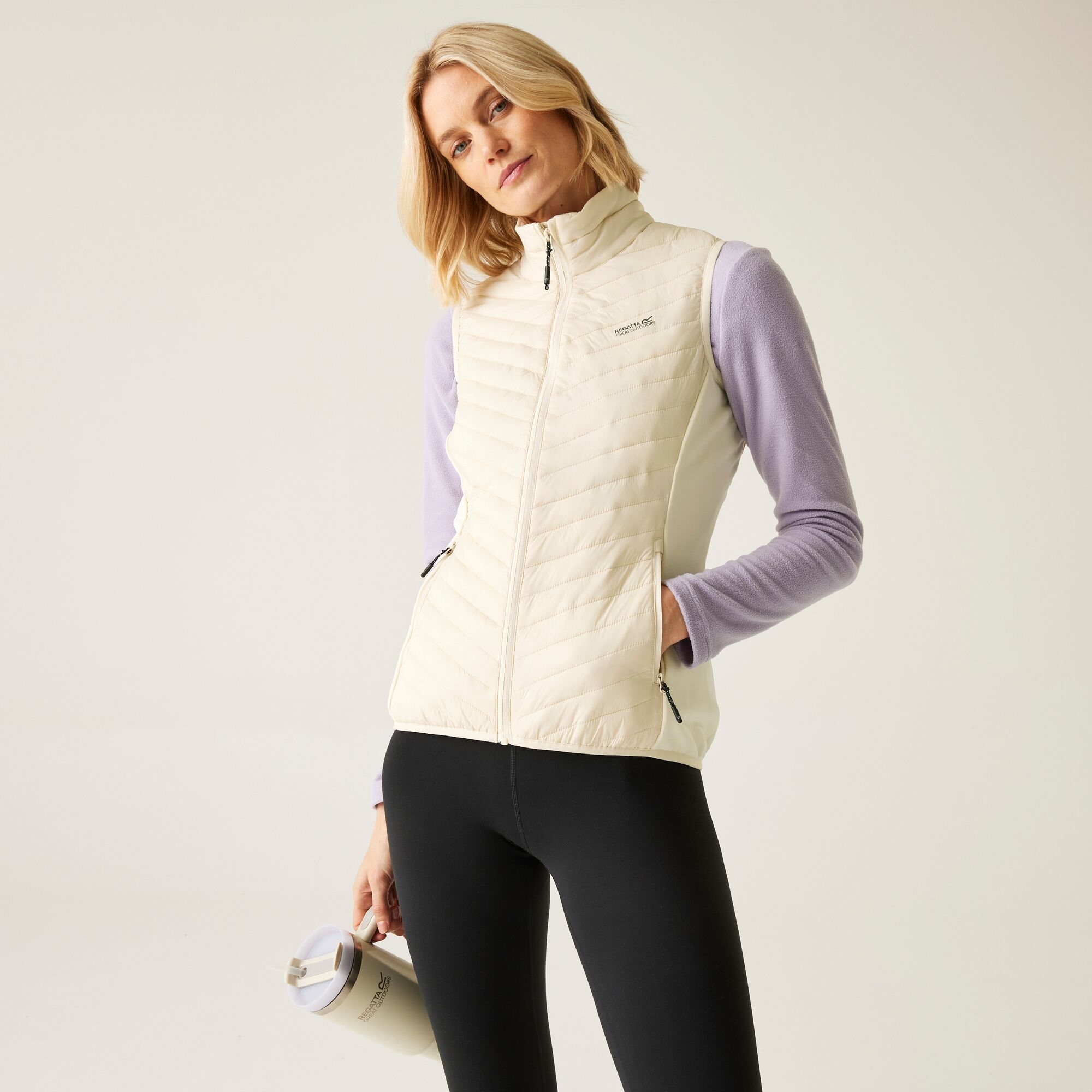 Regatta Andreson Hybrid Gilet Size: 14 Women's White