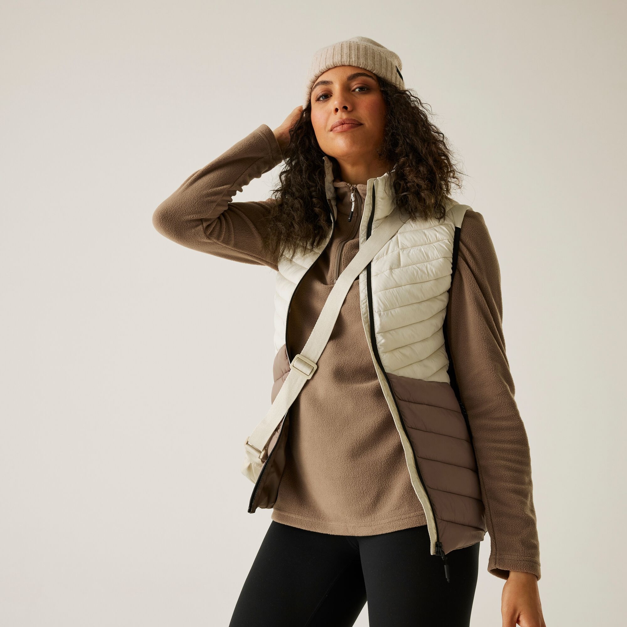 Regatta Kamizelka damska hybrydowa Leedre Brązowy