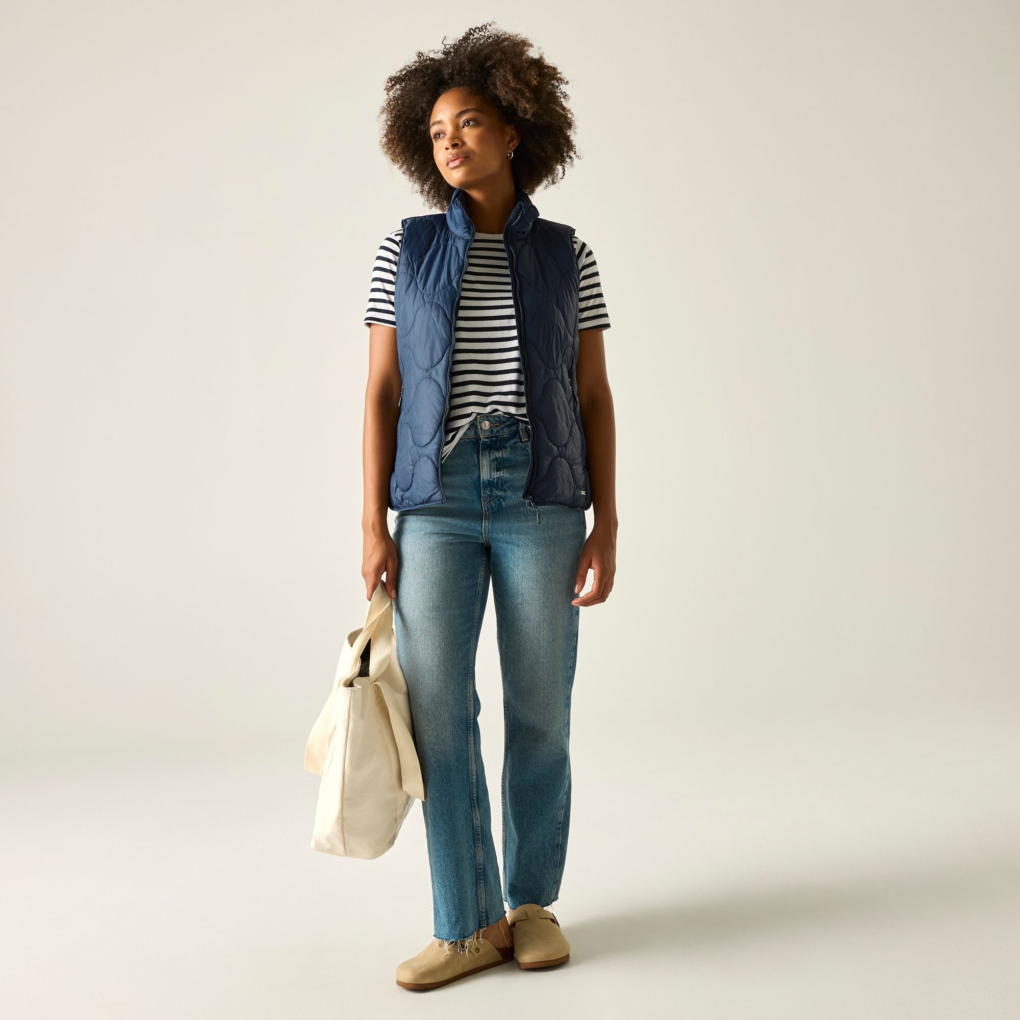 Regatta Kamizelka damska pikowana Carlotte Niebieski