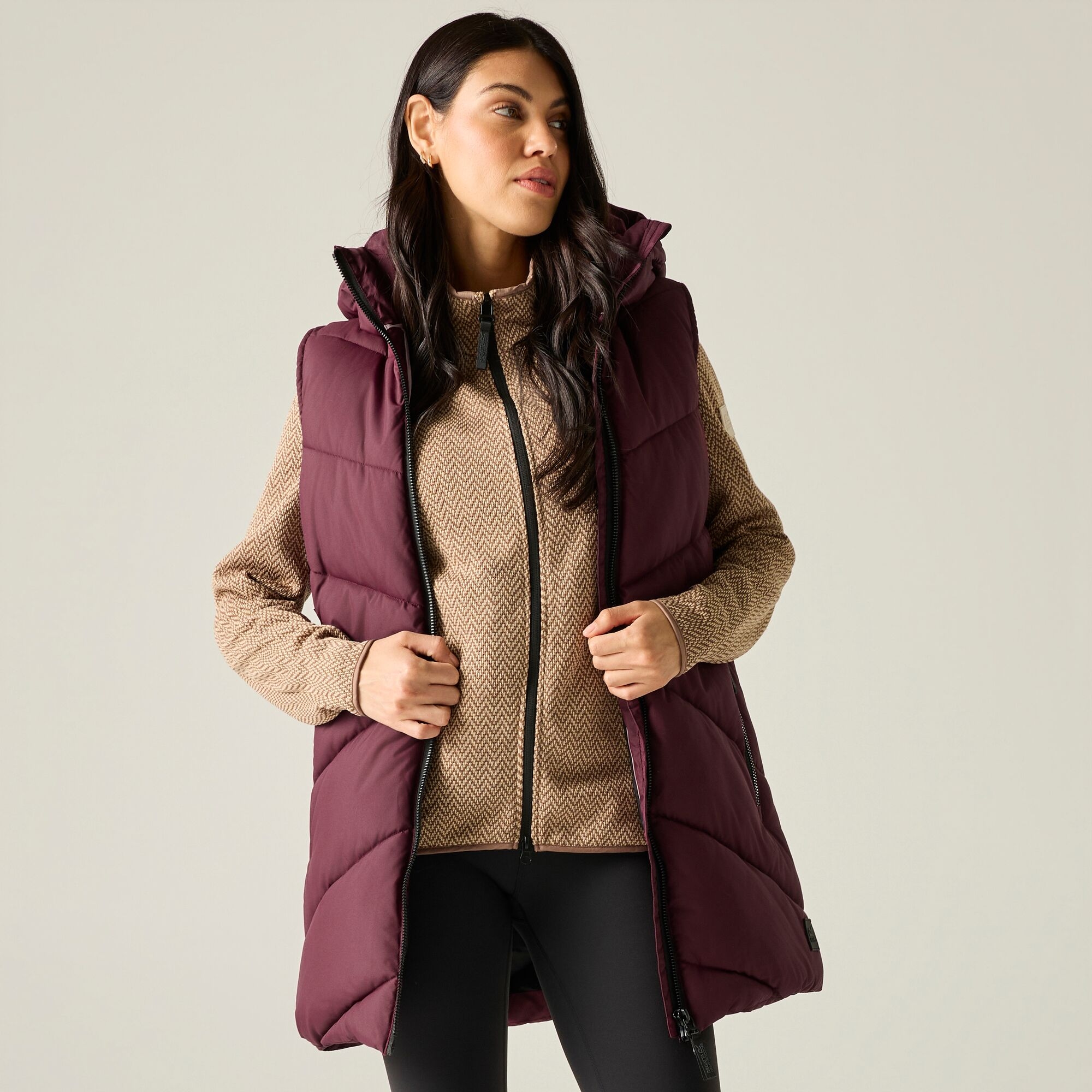 Regatta Women's Merida Bodywarmer - Purple Size 14