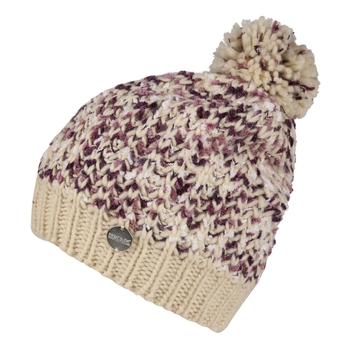 Black Leopard Print Regatta Womens/' Azni Insulating Bobble Hat