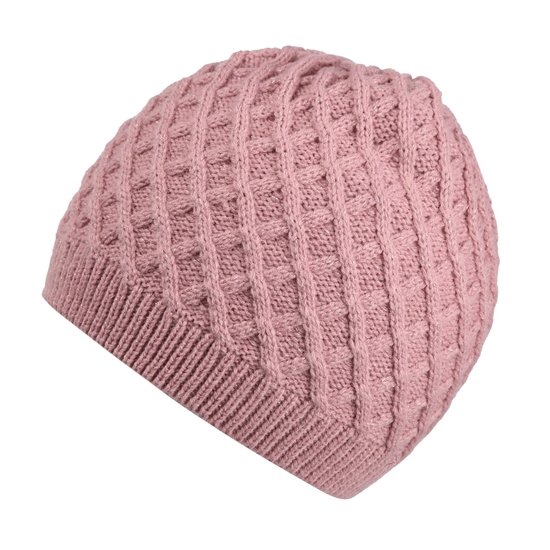 Women's Multimix Knit Hat Powder Pink