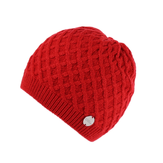Women's Multimix Knit Hat Code Red