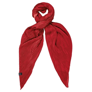 Meggie Plissee-Schal für Damen Rot