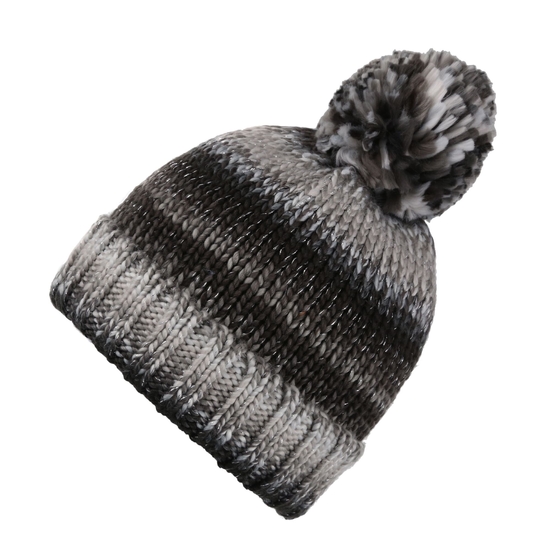 Women's Knitted Frosty Hat VI Black