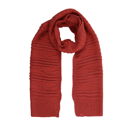 Women's Multimix Scarf V Mineral Red