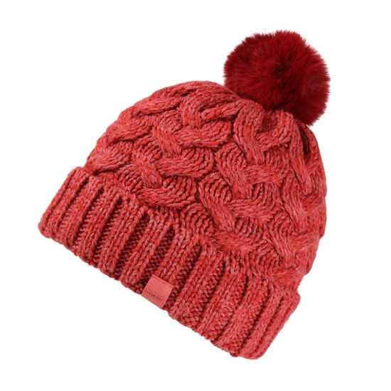 Damska czapka zimowa Lovella V Jasnoczerwony