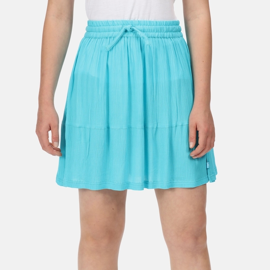 Women's Hansika Crinkle Tiered Skirt Seascape