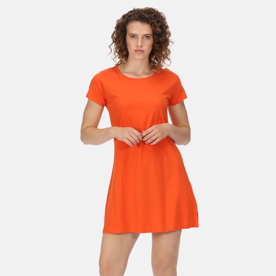 Balia ausgestelltes Kleid für Damen Orange