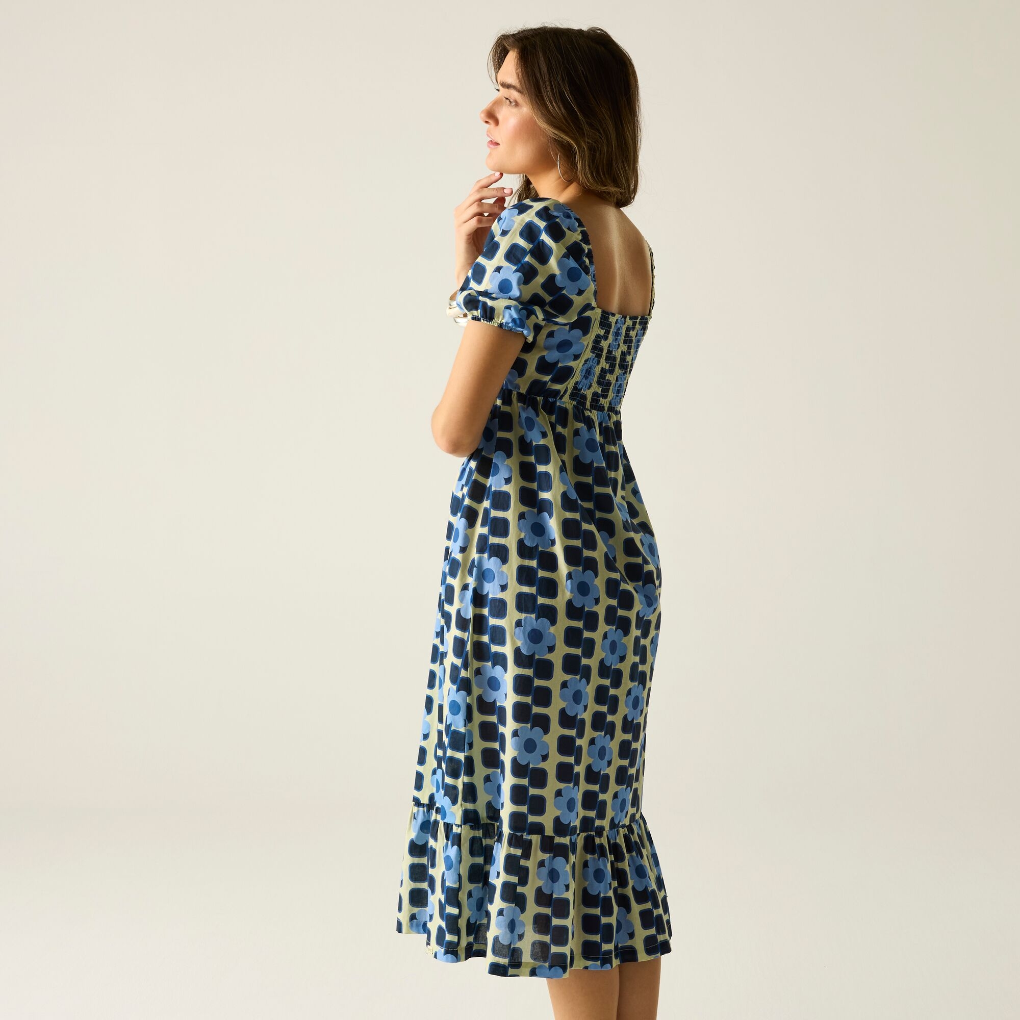 Regatta   Orla Kiely Sukienka damska Midi Summer Niebieski