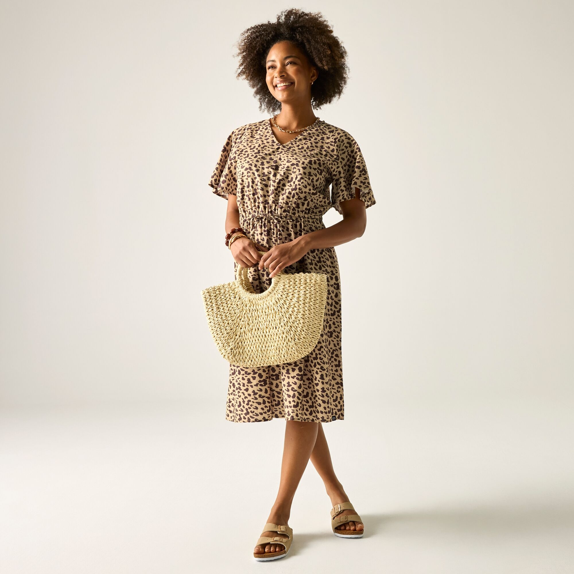 Regatta Sukienka damska Elona Brązowy