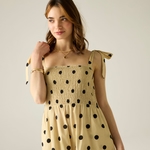 Cream Spot Print 