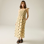 Cream Spot Print 