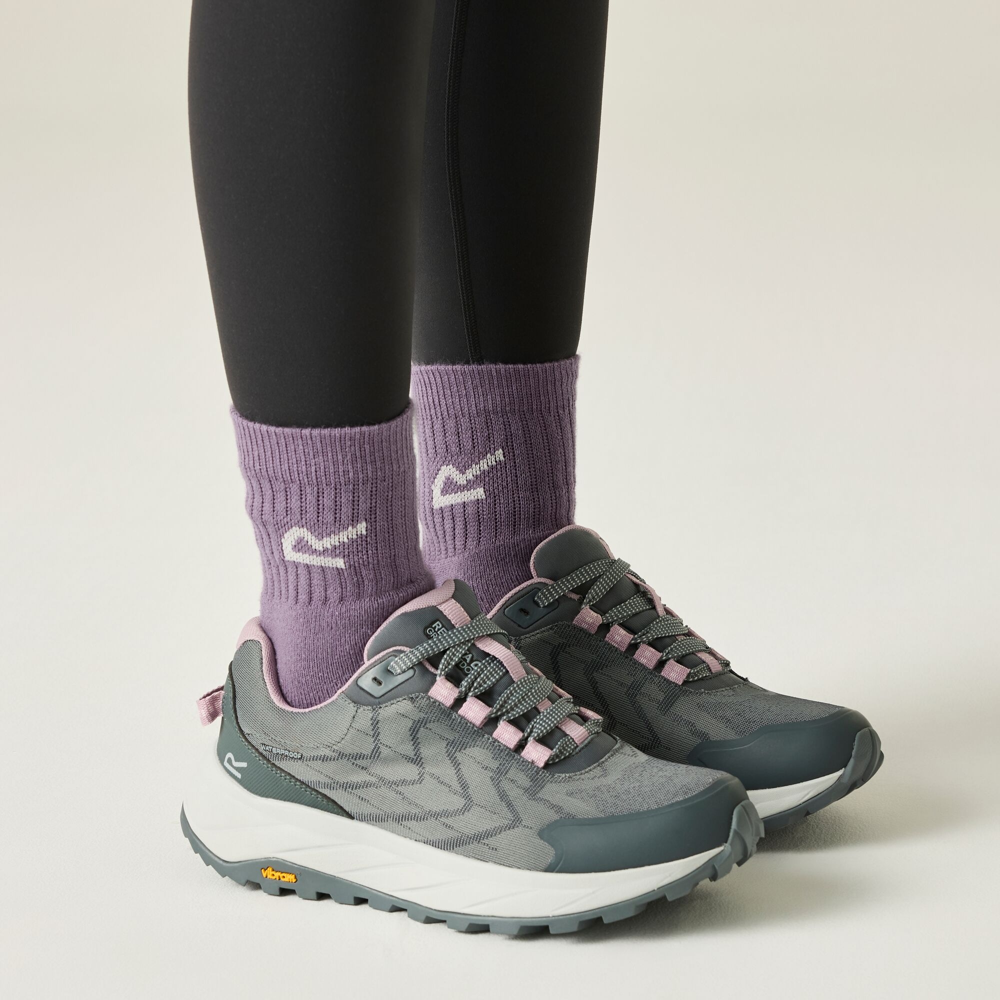 Regatta Buty damskie trekkingowe z membraną Cruize Vibram Szary