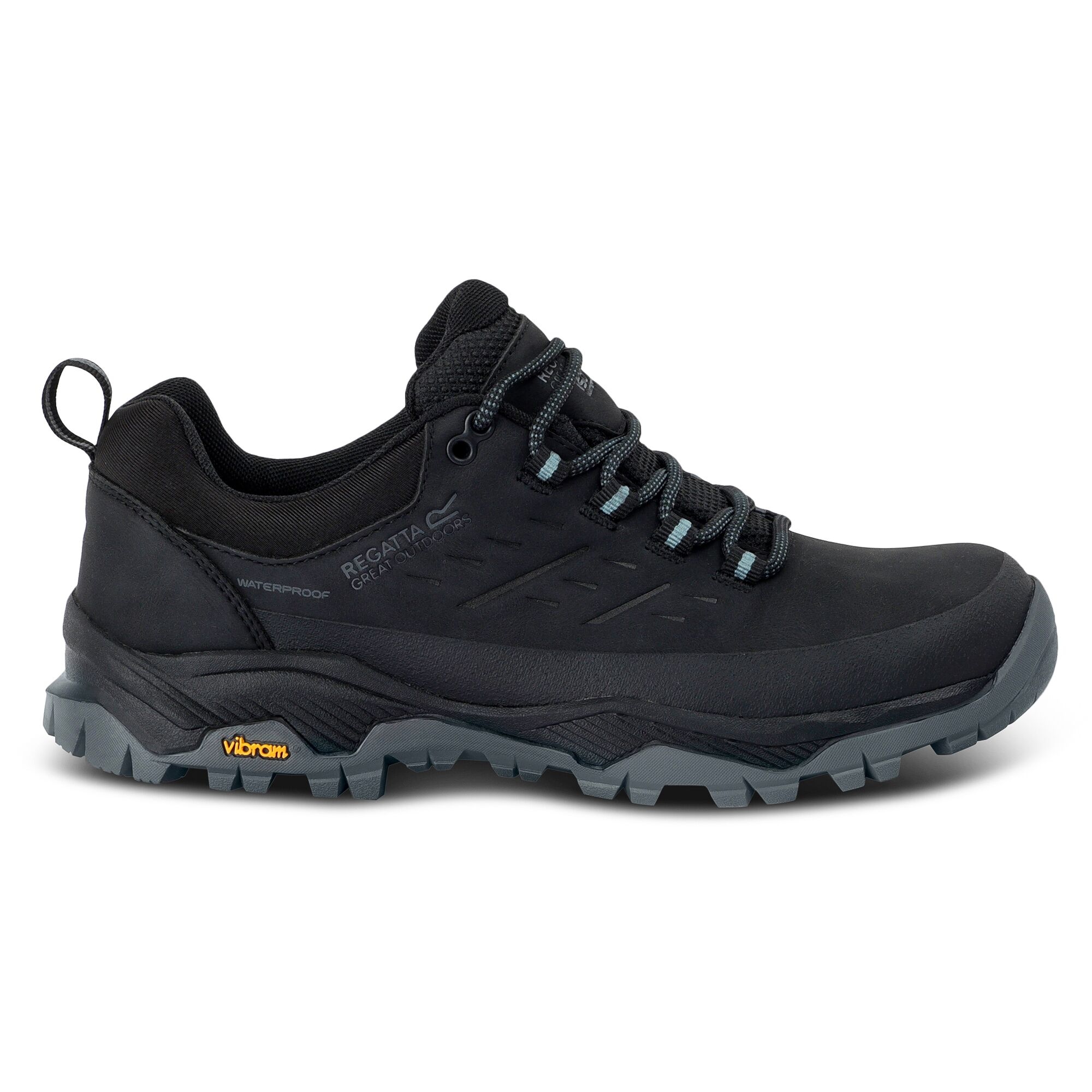 Regatta Blake Low Vibram Walking Shoes Size: Uk 3 Women's Black