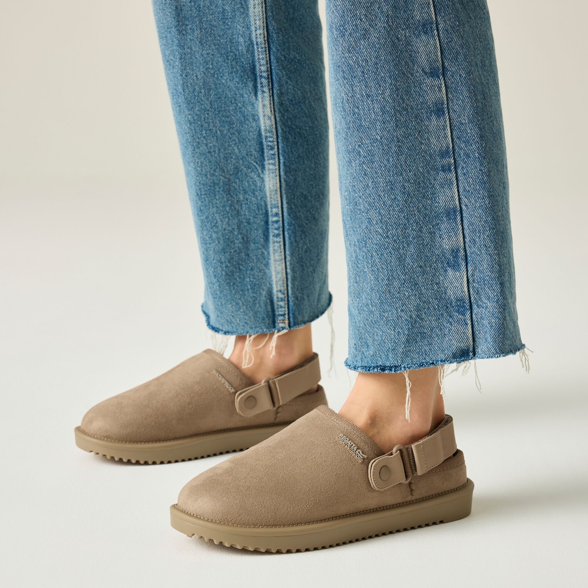 Regatta   Kapcie damskie Risley Clog Brązowy