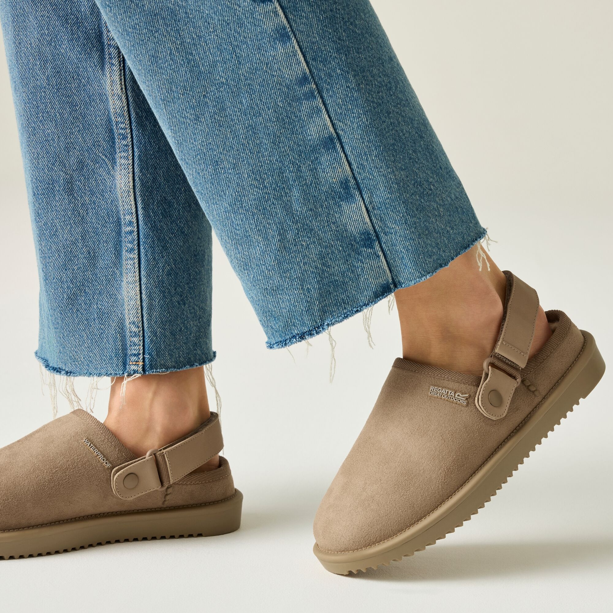 Regatta   Kapcie damskie Risley Clog Brązowy