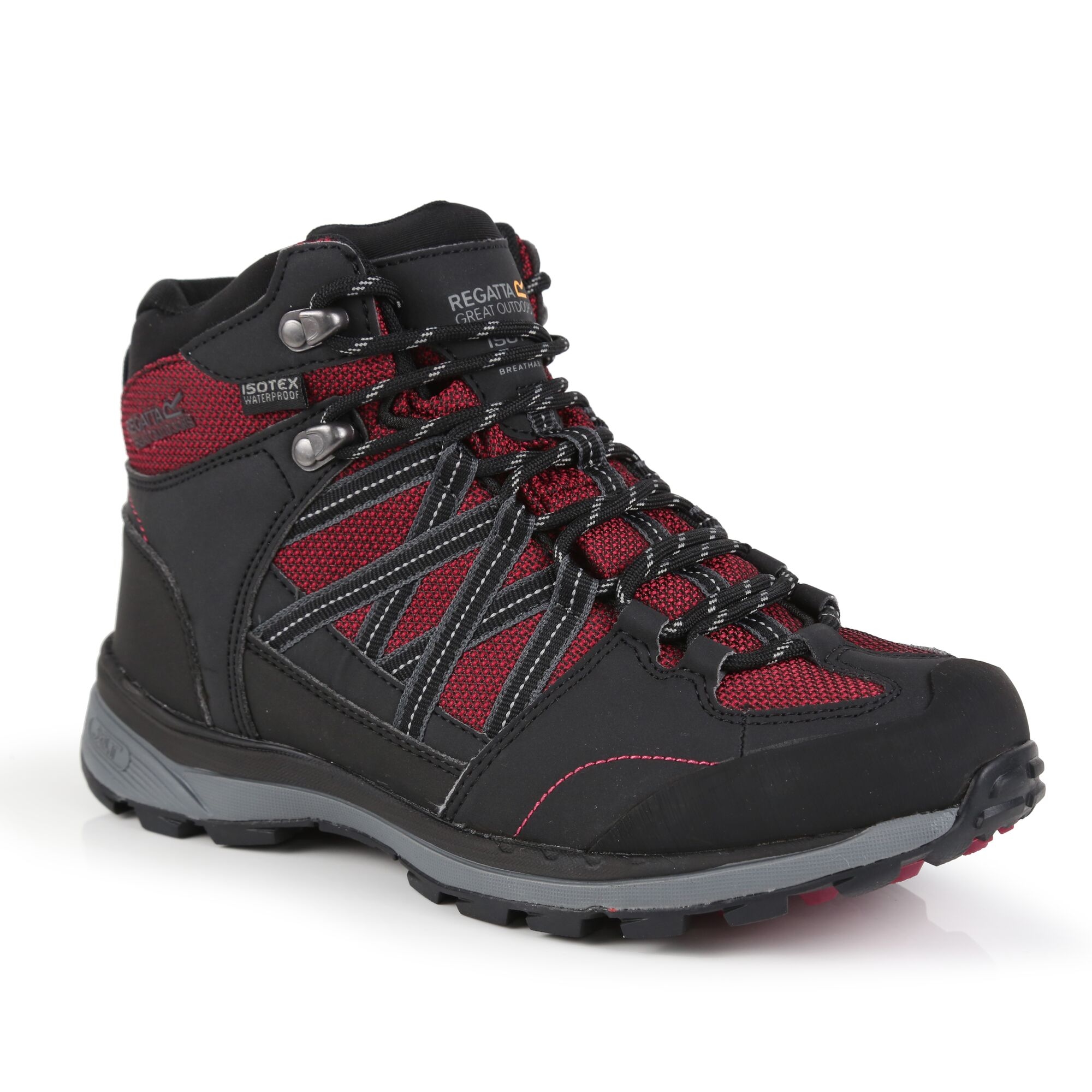 Regatta Damskie buty trekkingowe Samaris Mid II Szaro-bordowy