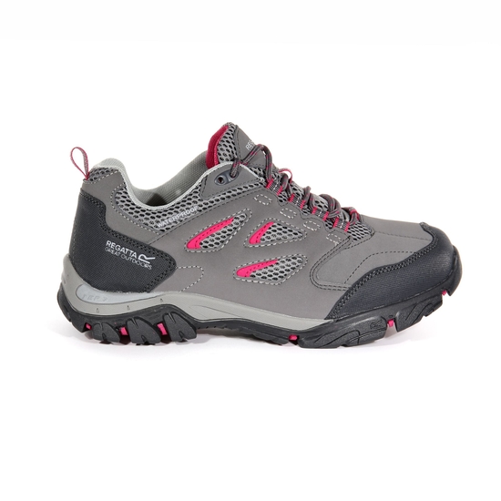 Women's Holcombe Waterproof Low Walking Shoes Steel Vivacious 