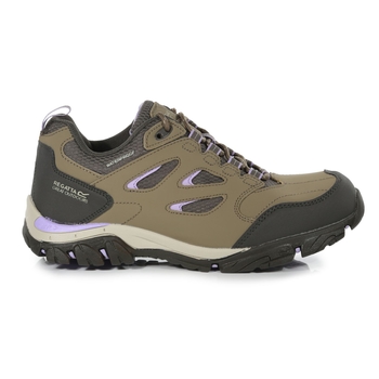 Women's Holcombe Waterproof Low Walking Shoes Clay Pastel Lilac