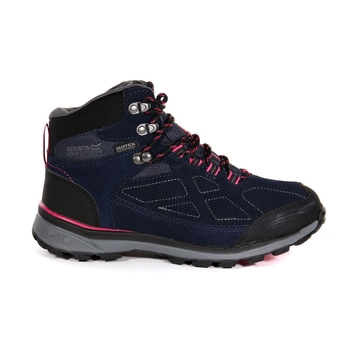Women's Samaris Suede Walking Boots Navy Duchess