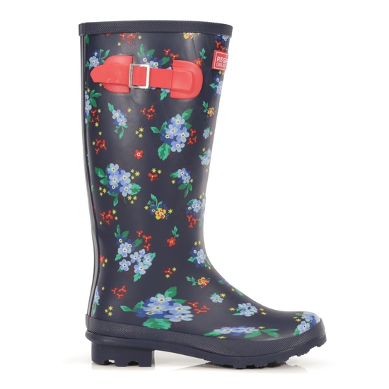 Women's Fairweather II Wellies Navy Rebel Red 