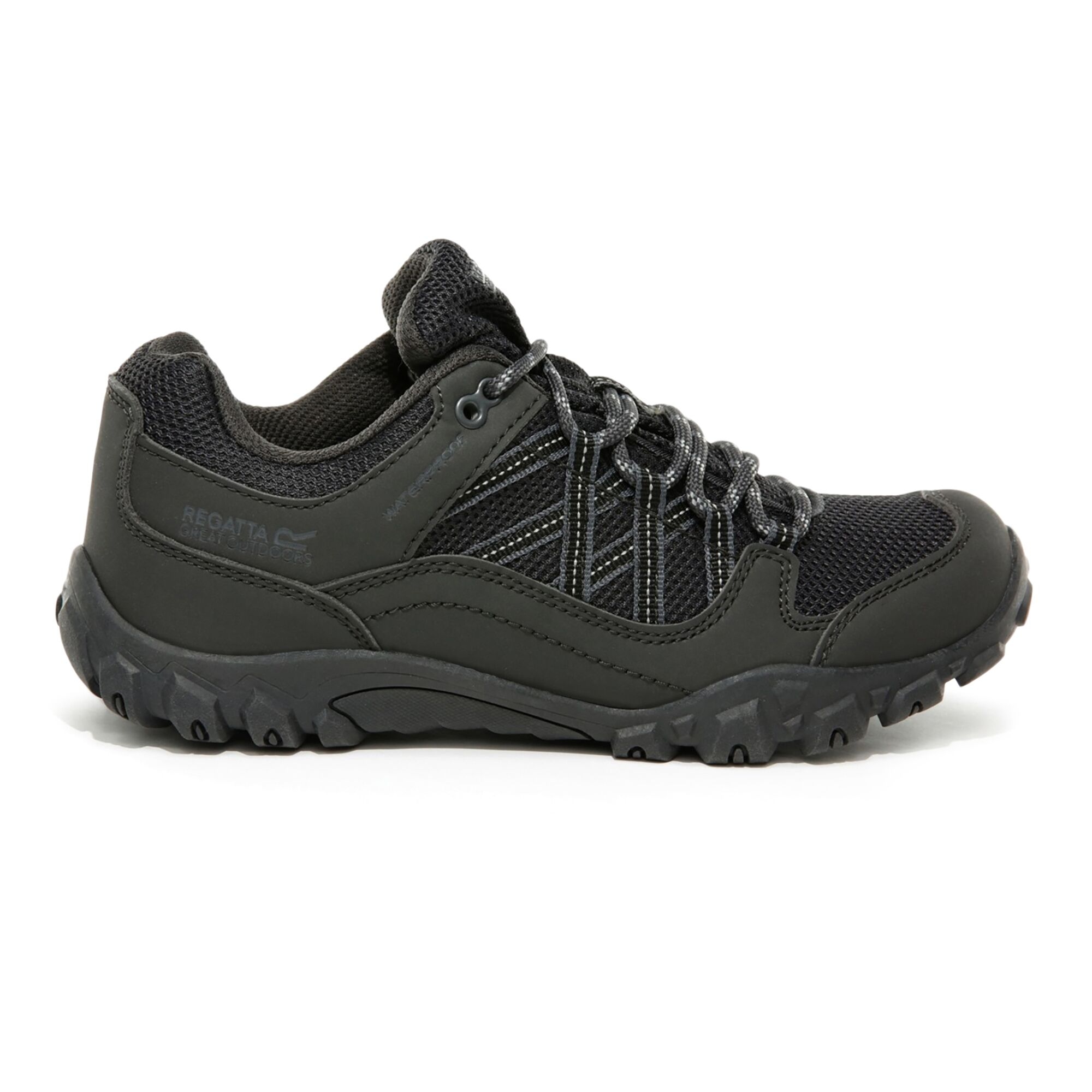 Regatta Women's Lightweight Edgepoint III Waterproof Low Walking Shoes Ash Granite, Size: UK 3