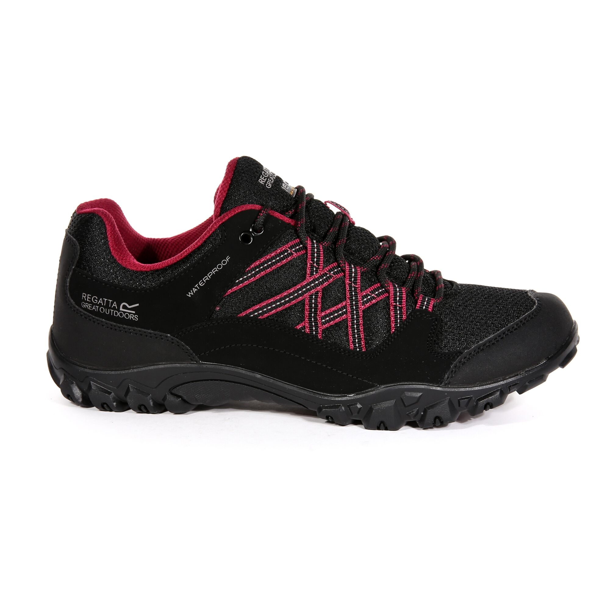 Regatta Waterproof Edgepoint Iii Low Walking Shoes Size: Uk 7 Women's Black