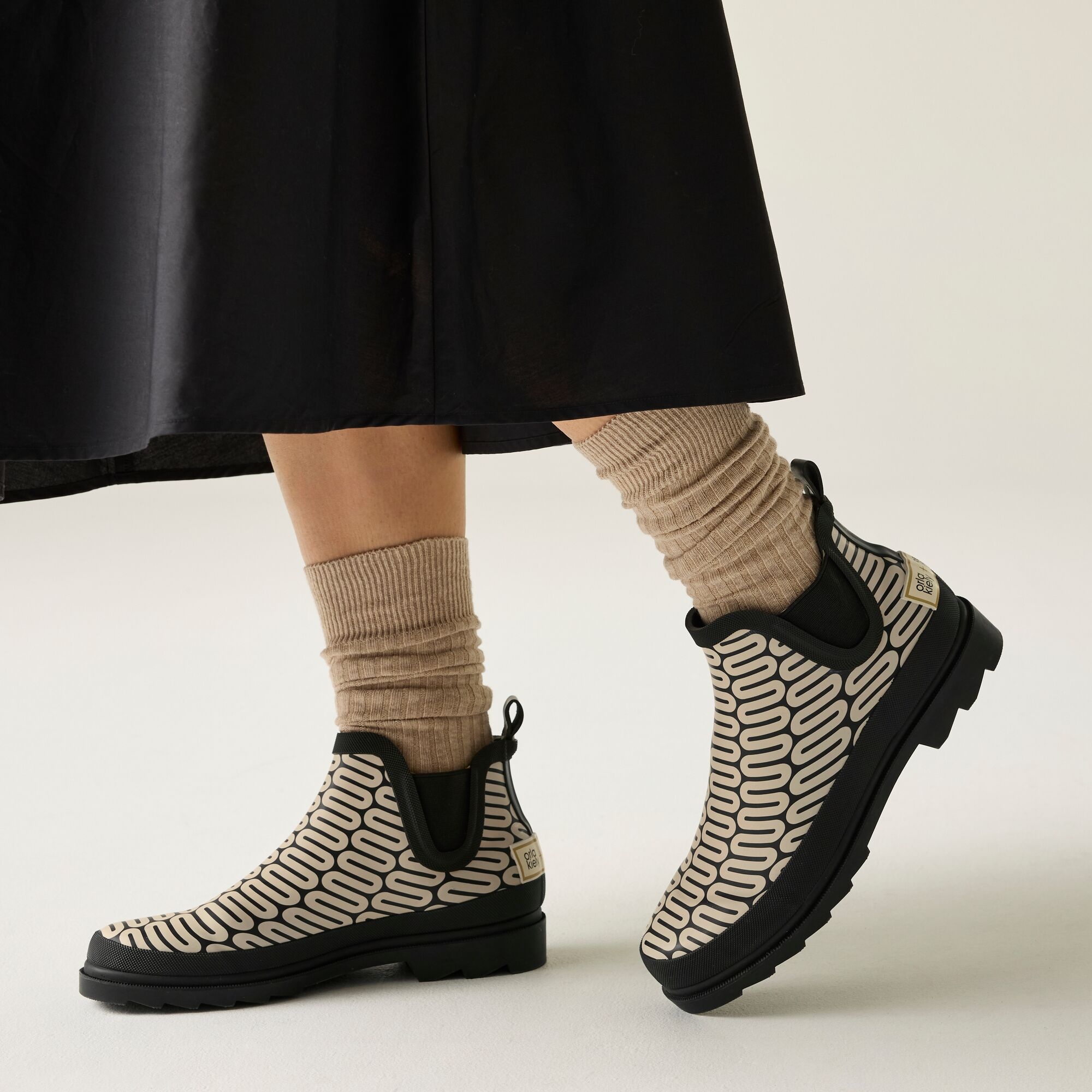 Regatta Orla Kiely Kalosze damskie Mid Czarny