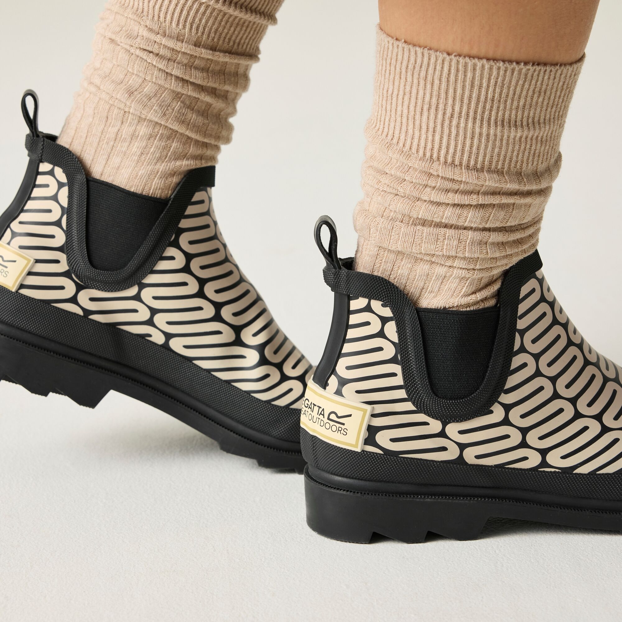 Regatta Orla Kiely Kalosze damskie Mid Czarny