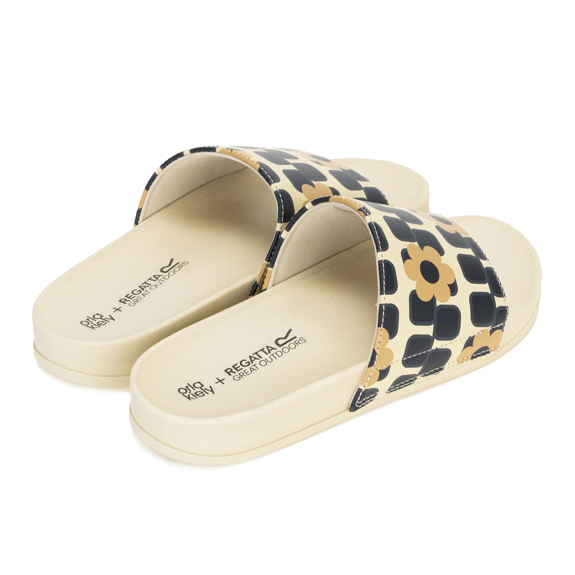 Regatta Orla Kiely Damskie klapki Slide Beżowy