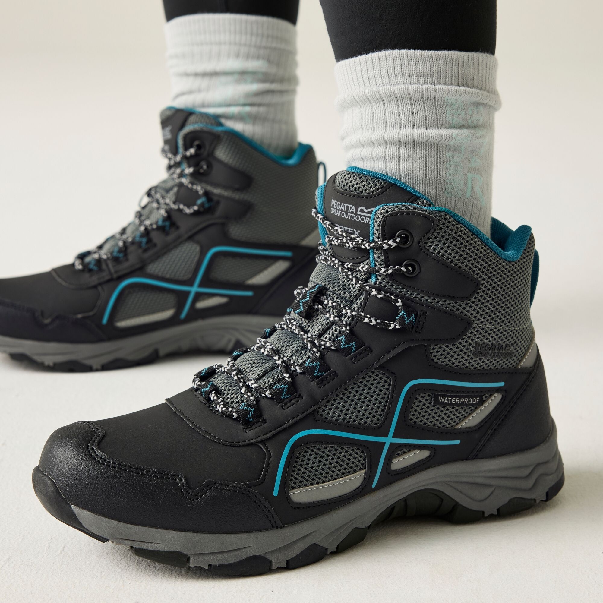 Regatta Buty damskie trekkingowe z membraną Vendeavour Czarny