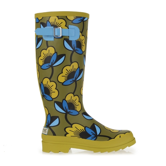 Orla Kiely Hi Welly Seagrass Passionflower