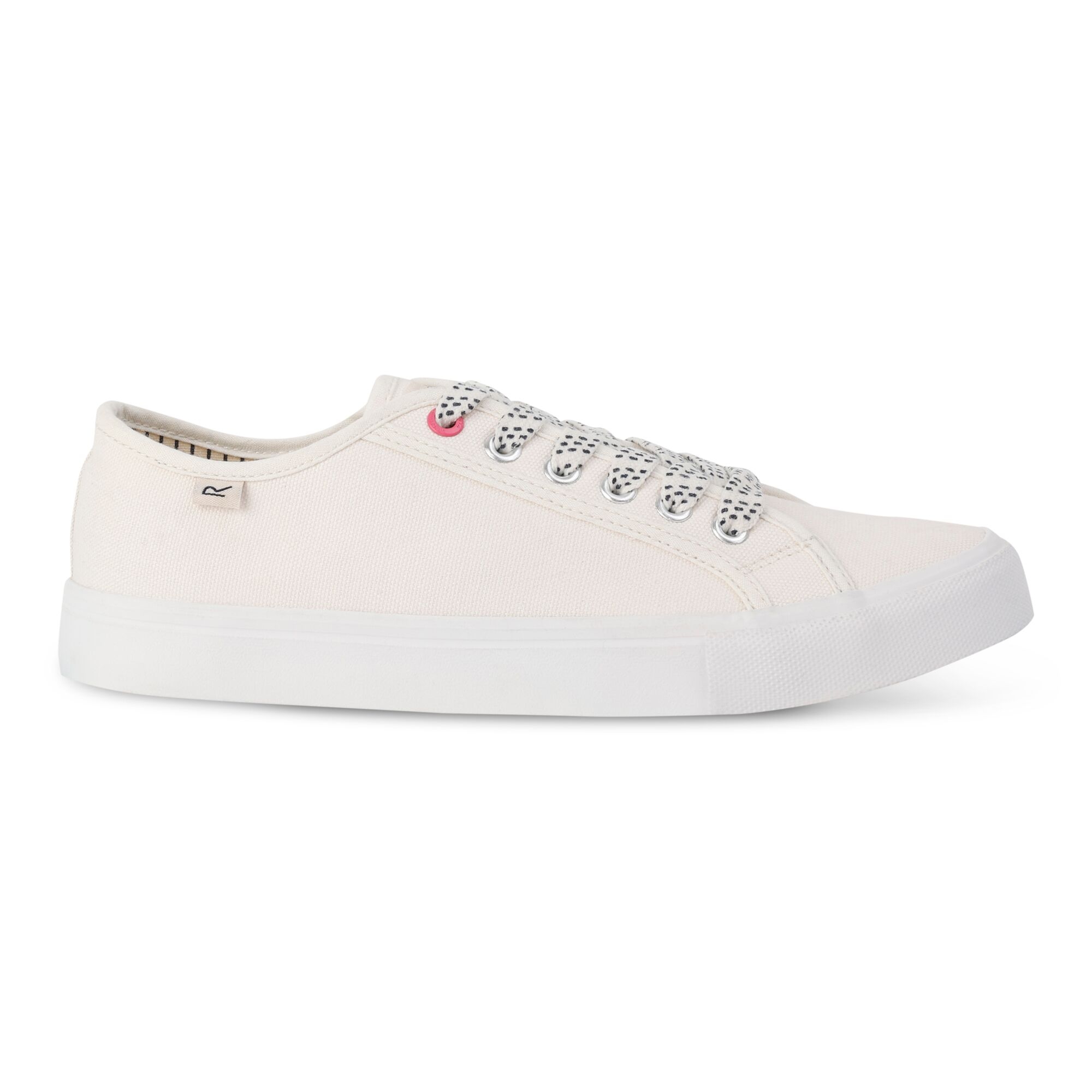 Regatta Women's Marine Canvas Trainers White Uk Size 3 - Image 4