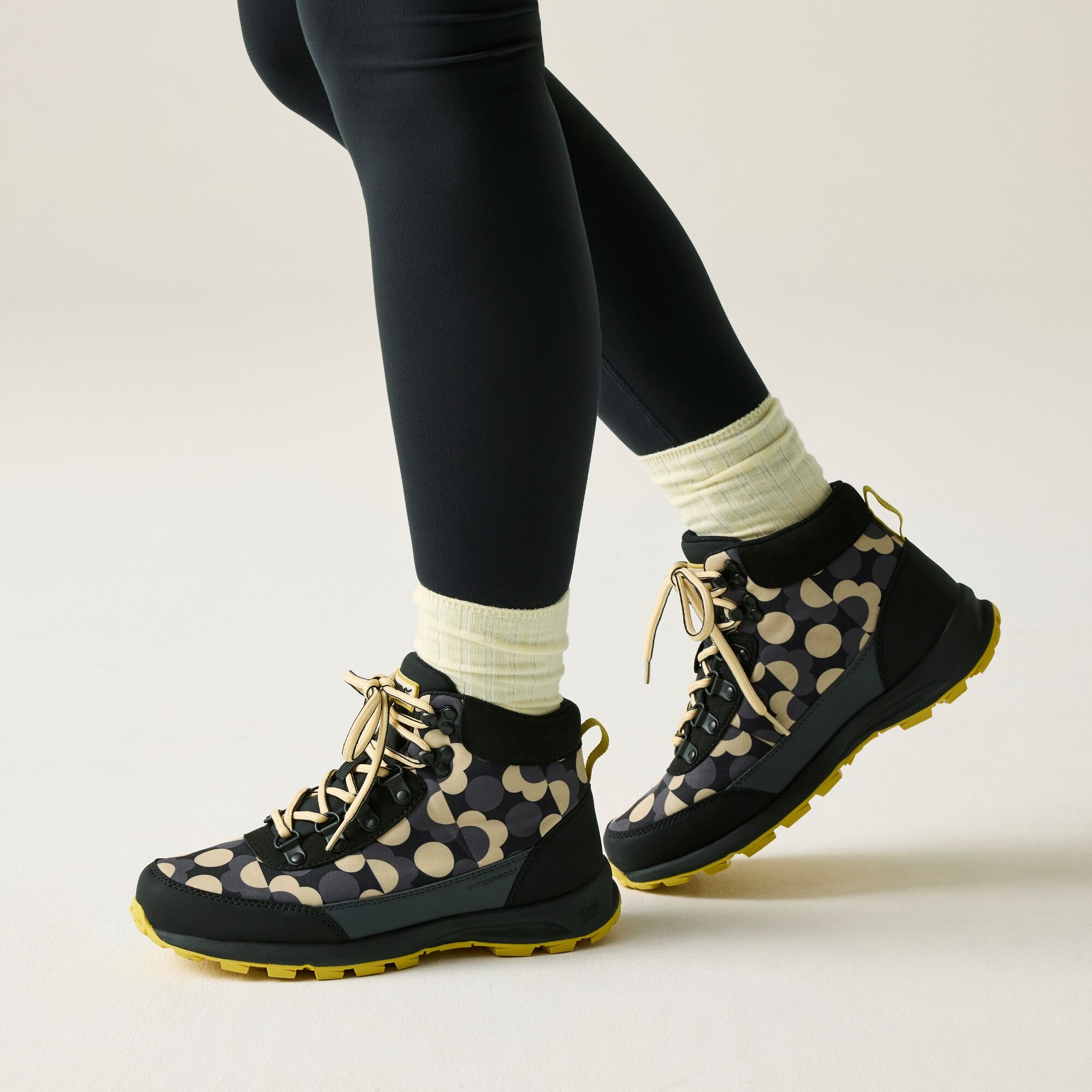 Regatta Orla Kiely Buty damskie trekkingowe Printed Czarny