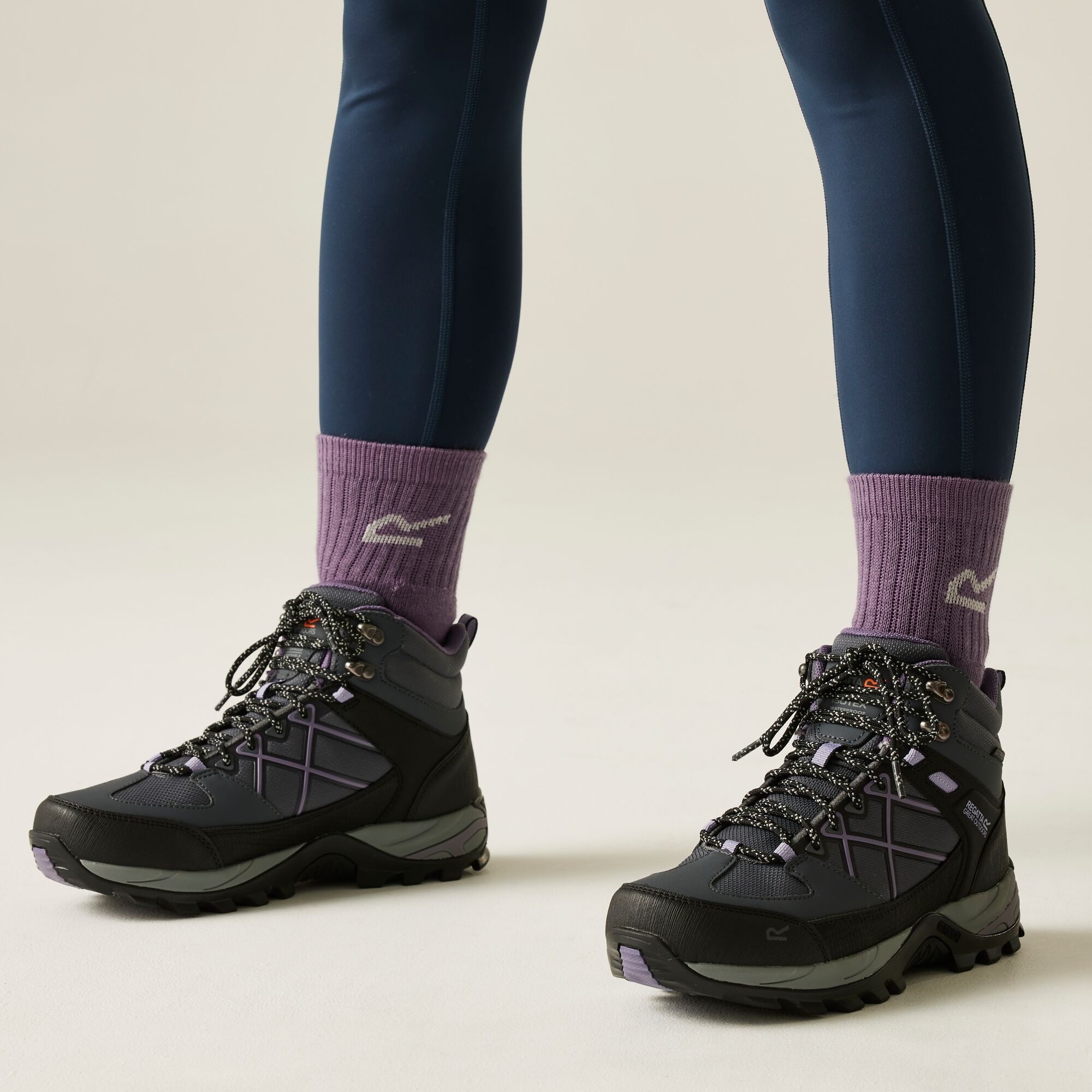 Regatta Buty damskie trekkingowe z membraną Samaris III Szary