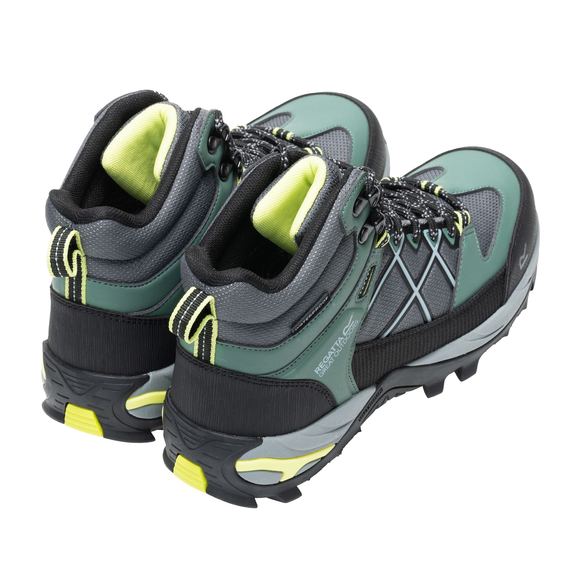 Regatta   Buty damskie trekkingowe z membraną Samaris III Zielony