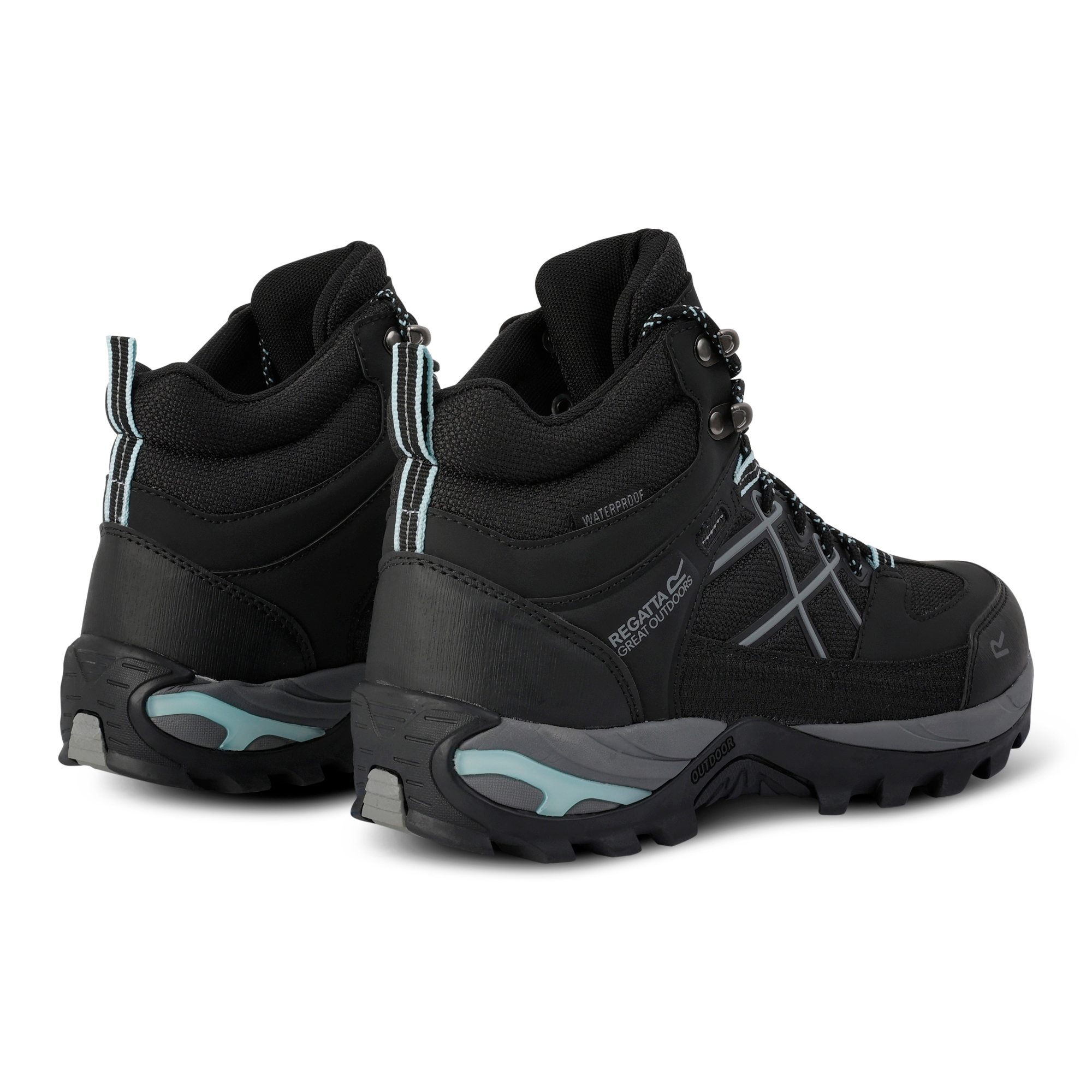 Regatta   Buty damskie trekkingowe z membraną Samaris III Czarny