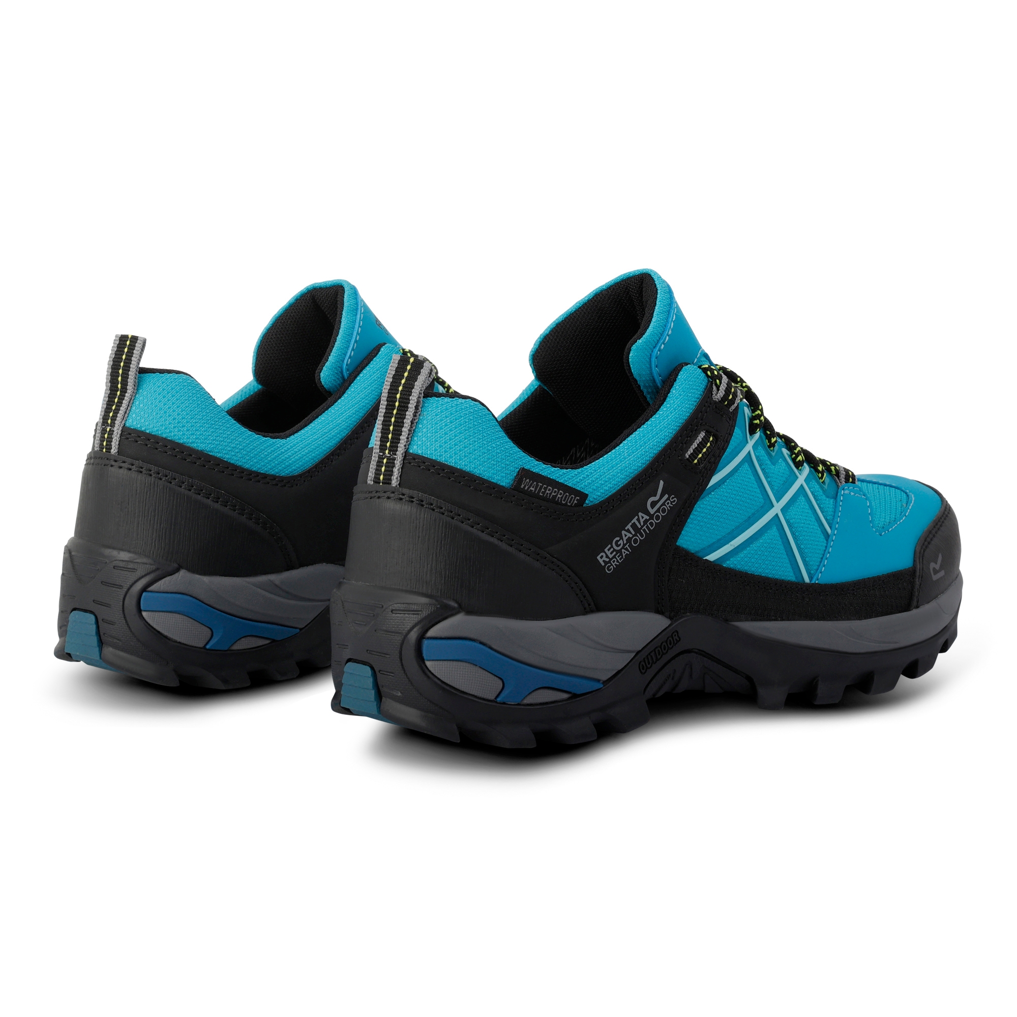 Regatta Buty damskie trekkingowe niskie z membraną Samaris III Niebieski