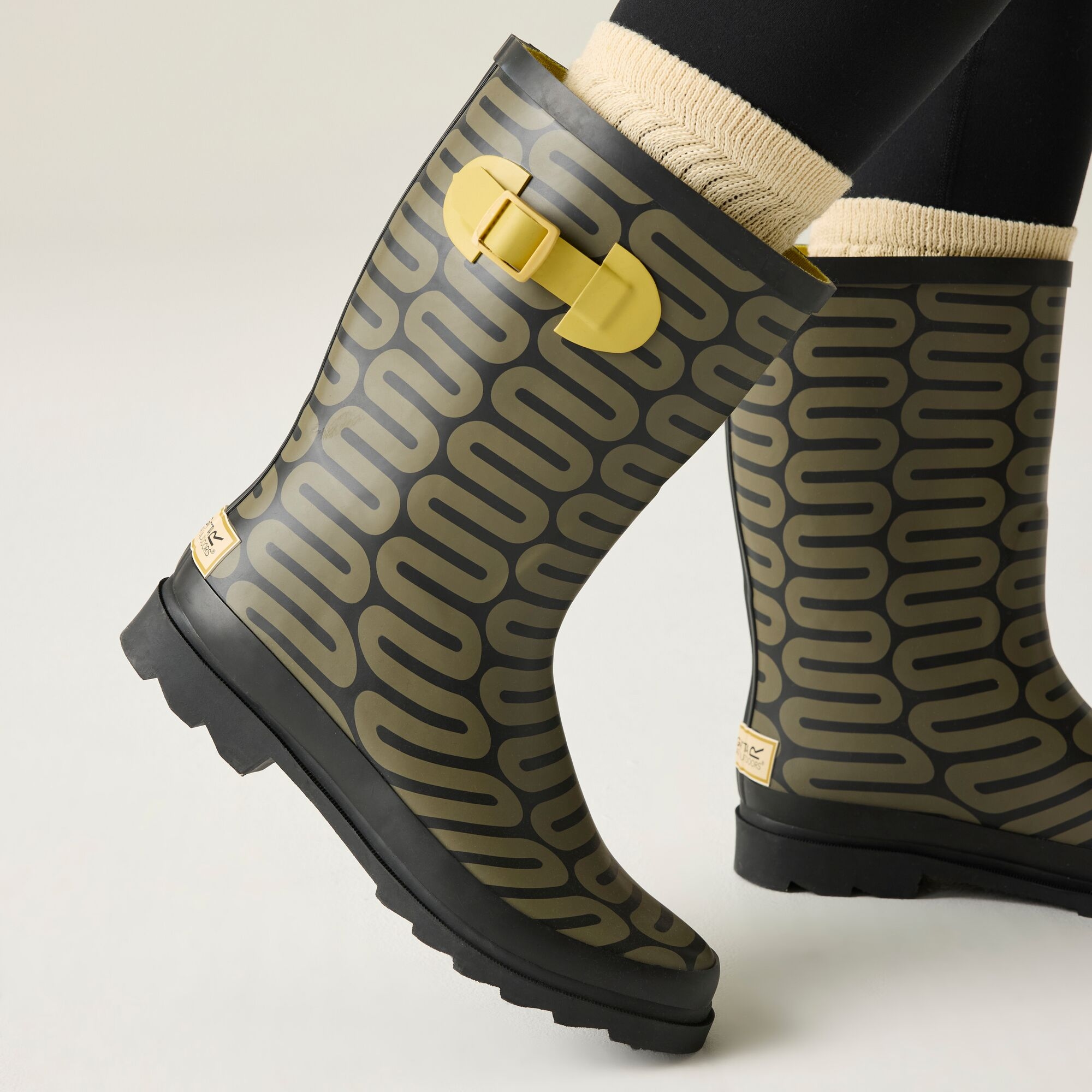 Regatta   Orla Kiely Kalosze damskie Quarter Zielony