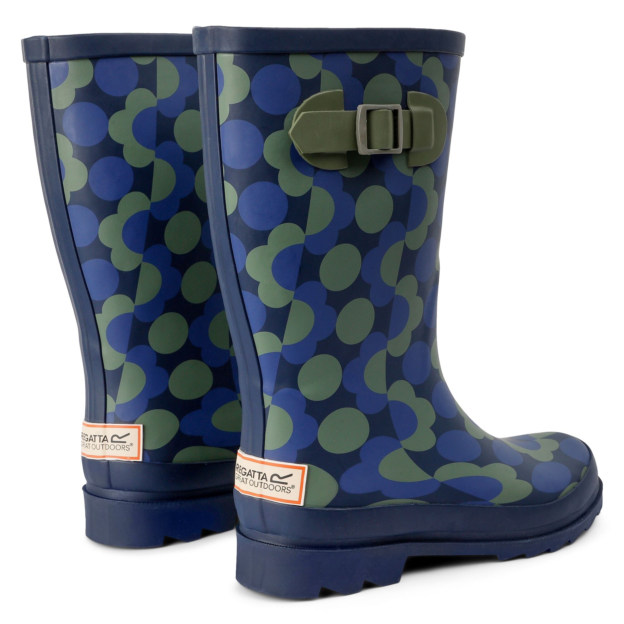 Orla Kiely - Kalosze damskie Quarter Niebieski